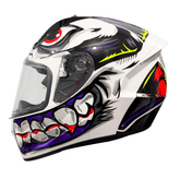 Casco Spartan Stinger Vladprint Blanco Brillo
